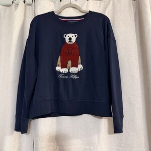 Tommy Hilfiger Sweatshirt Polar Bear Chenille Crewneck Pullover